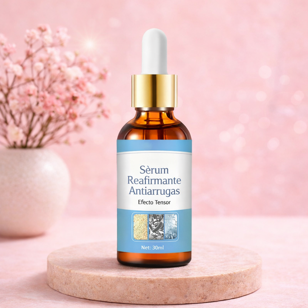 Sérum Reafirmante Antiarrugas 30ml: Reafirma y suaviza líneas de expresión.