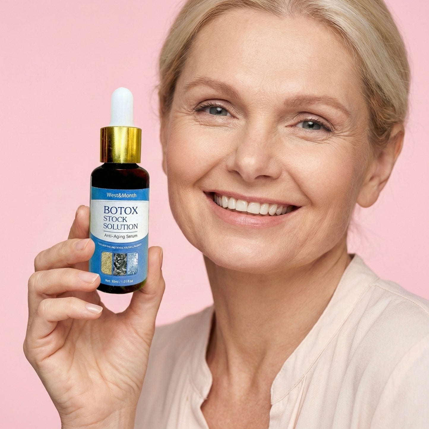 Sérum Reafirmante Antiarrugas 30ml: Reafirma y suaviza líneas de expresión.