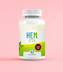 HEM HERO FAST HEMORRHOID 42 CÁPSULAS: Suplemento alimenticio de apoyo para el confort íntimo, bienestar digestivo y circulación, ideal para adultos que buscan una opción práctica, discreta y fácil de usar en su rutina diaria.
