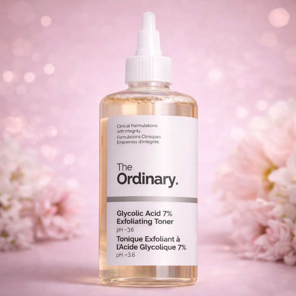 ÁCIDO GLICÓLICO 7% – THE ORDINARY: Exfolia, ilumina y unifica rostro y cuerpo.